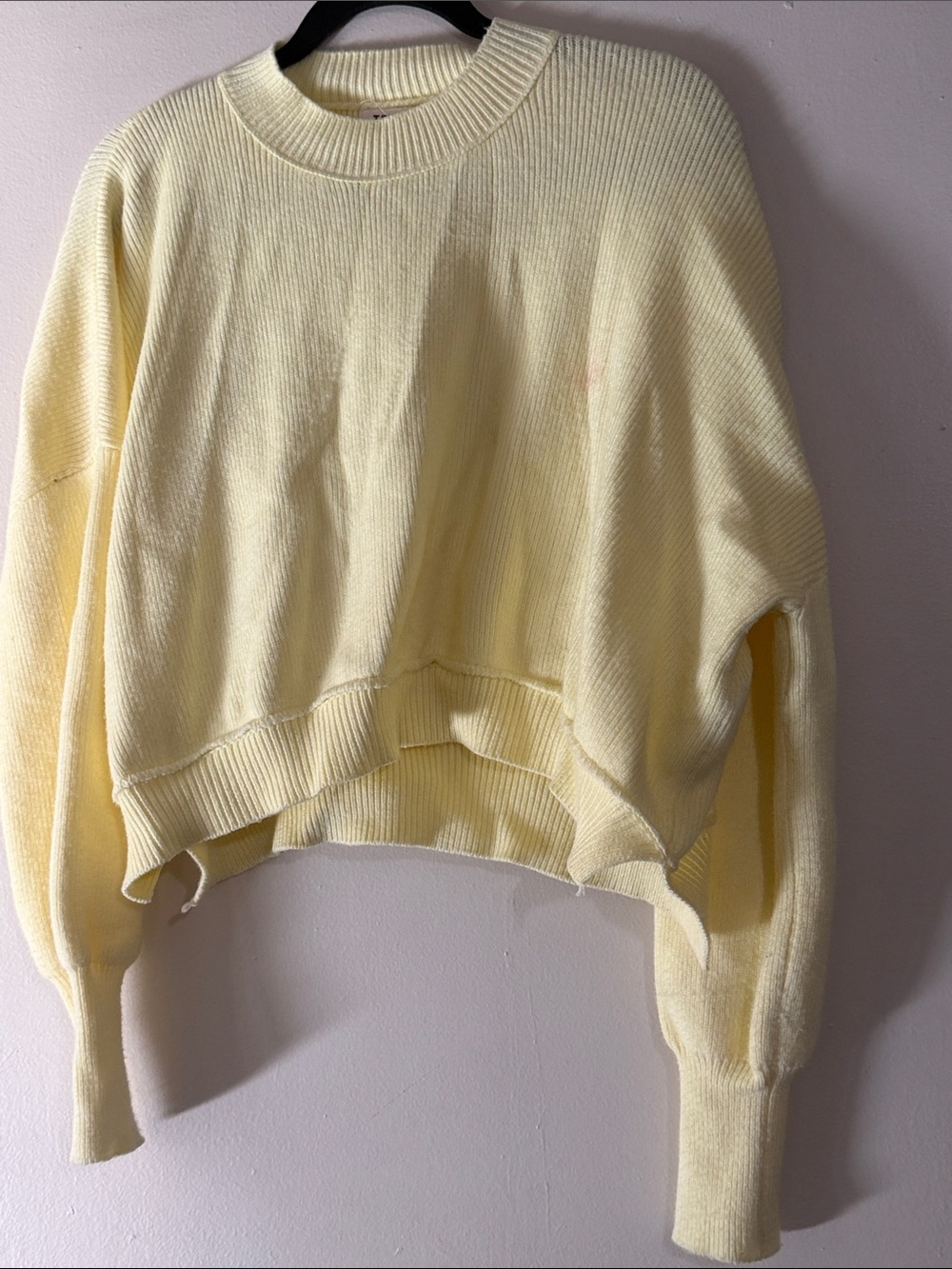 TFY Collection butter yellow sweater